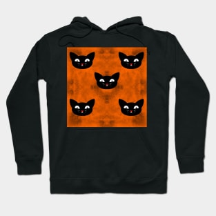 Halloween Cat Pattern Hoodie